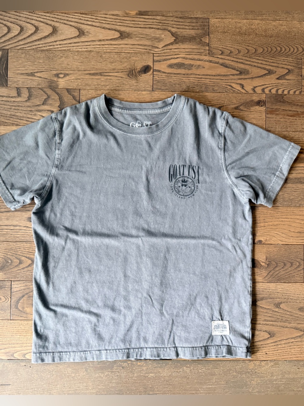 GOAT USA Kids' Short-Sleeve Crew Tee in Gray